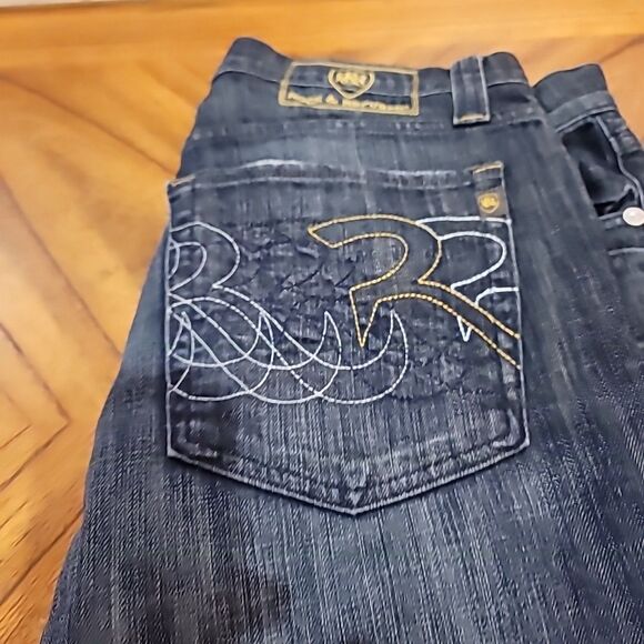 Rock & Republic Men Button Fly Jeans 38x30 Good Used Condition - Picture 11 of 16